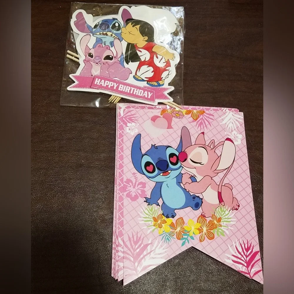 LILO, Stitch & Angel Birthday Decoration Bundle